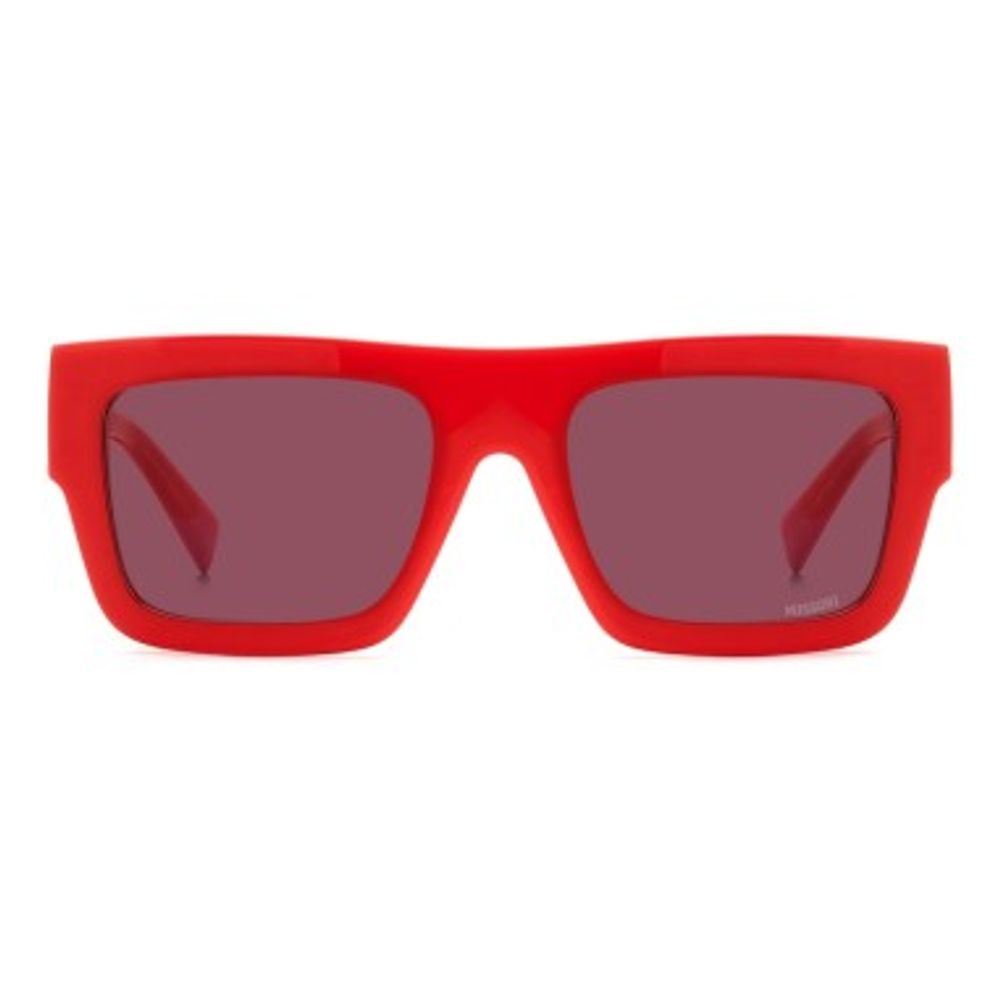 Gafas de sol de plástico rojas