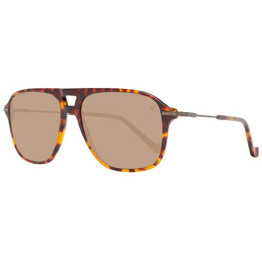 Lunettes de soleil en acétate marron