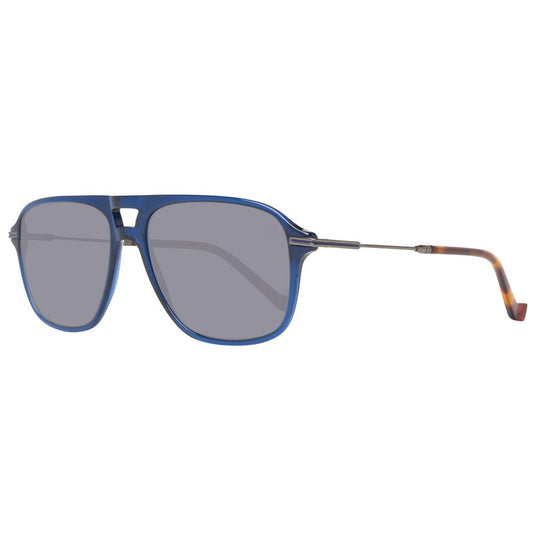 Lunettes de soleil en acétate bleu