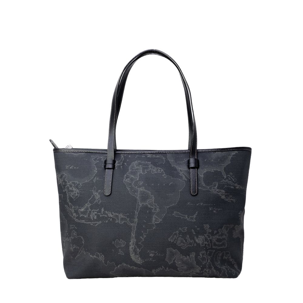 Sac à main en polyester noir