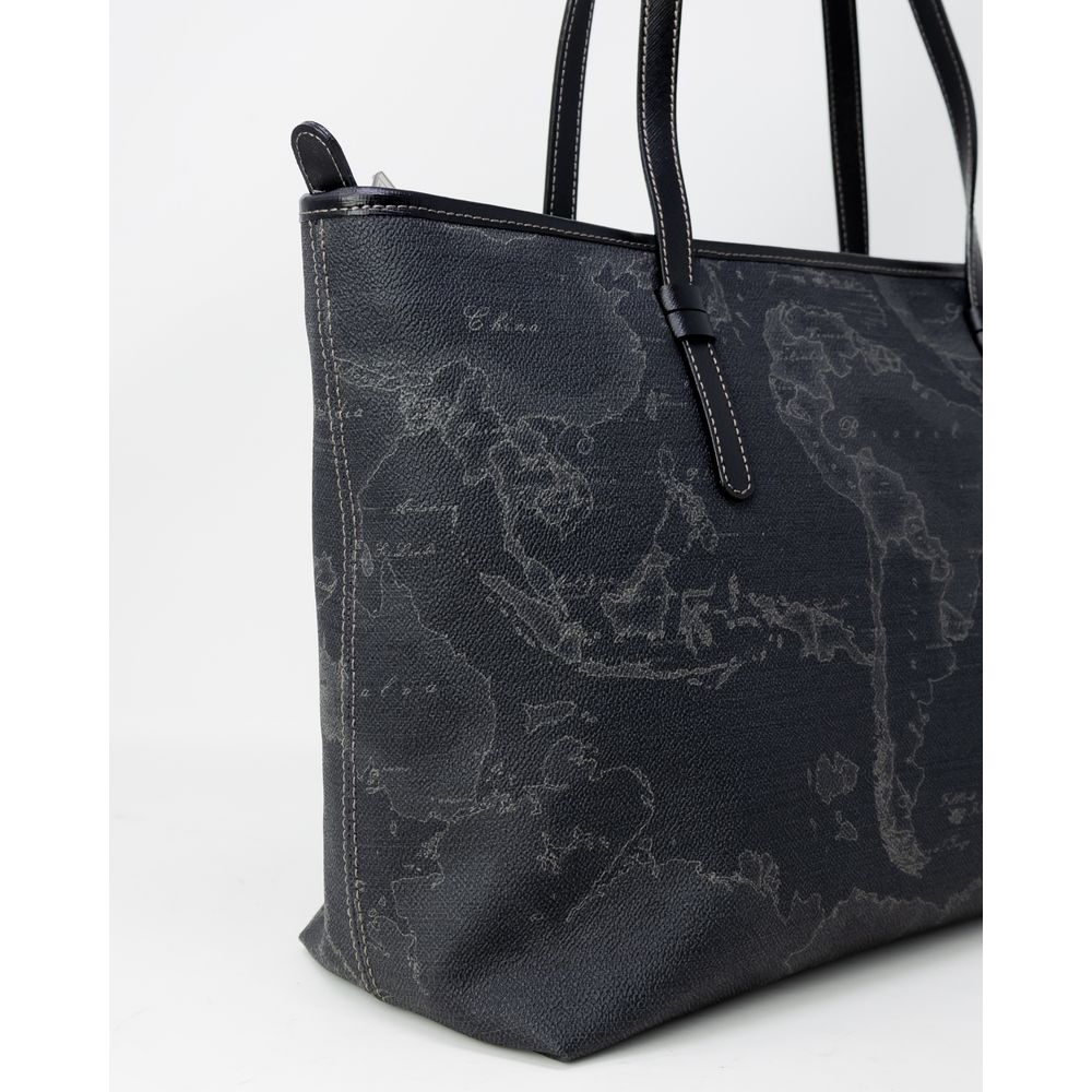 Sac à main en polyester noir