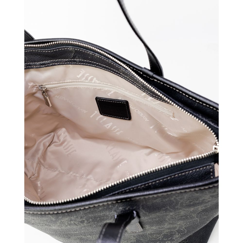 Sac à main en cuir noir