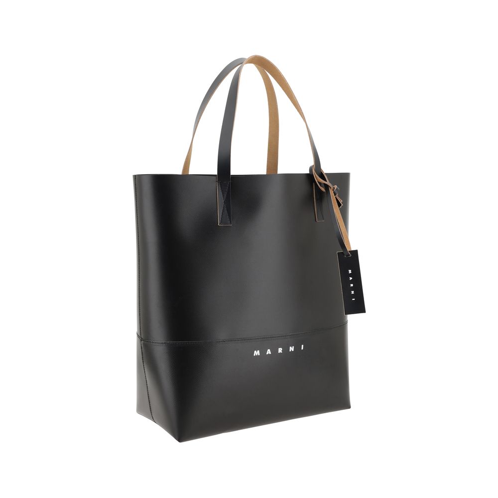 Black Open Shopper with Marni Tag