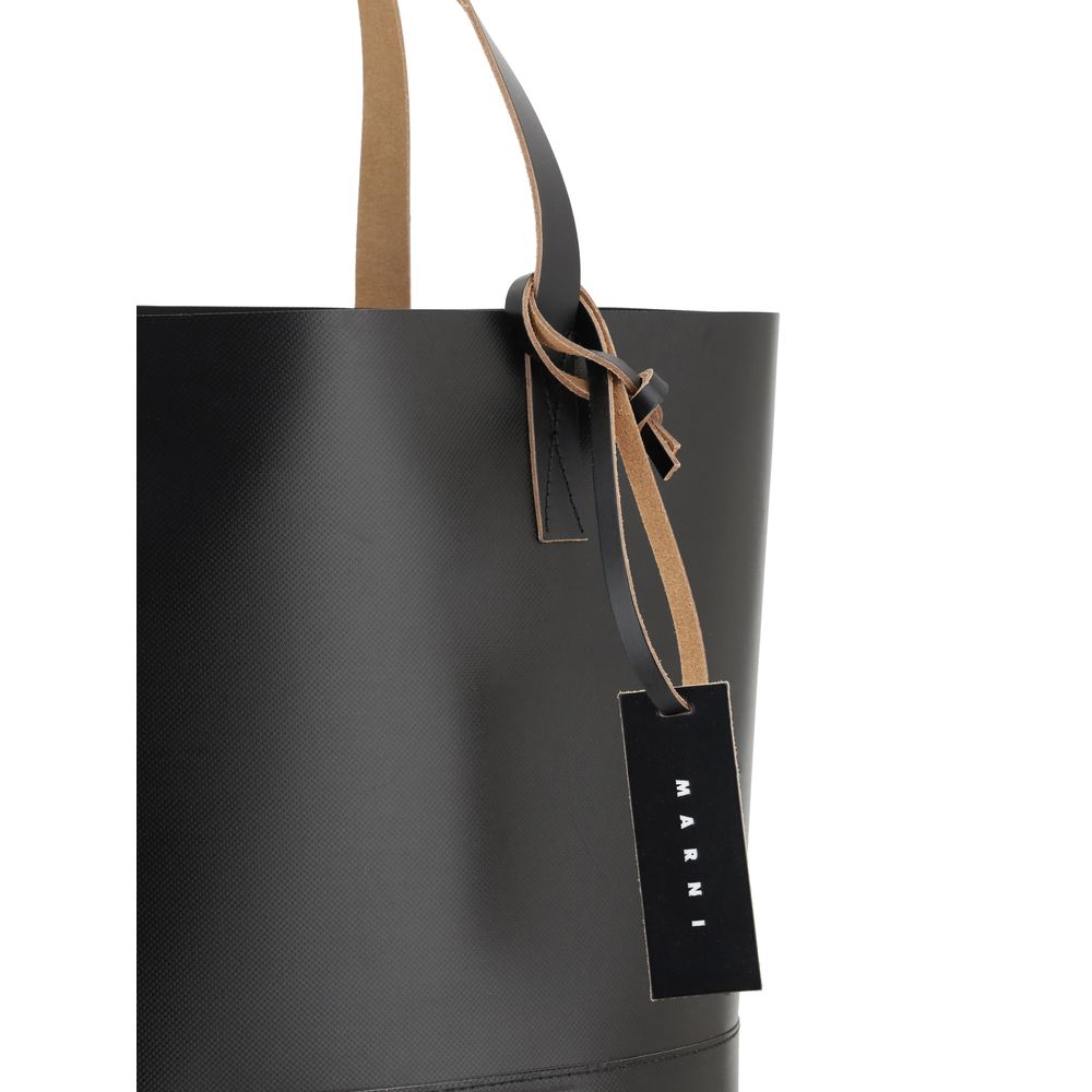 Black Open Shopper with Marni Tag