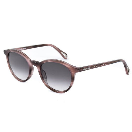 Lunettes de soleil en acétate marron