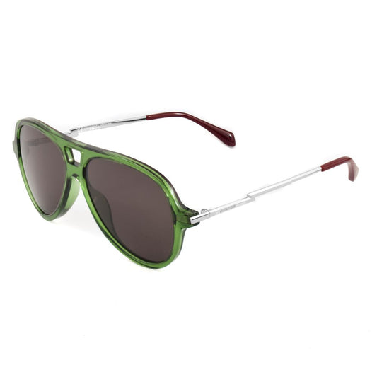 Lunettes de soleil en acétate vert