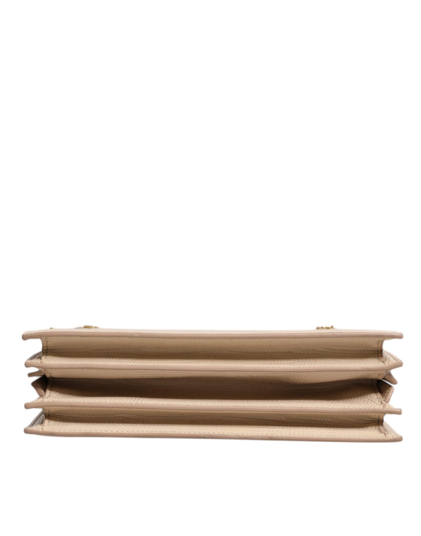 Sac à bandoulière Ingrid en cuir beige avec poignée supérieure