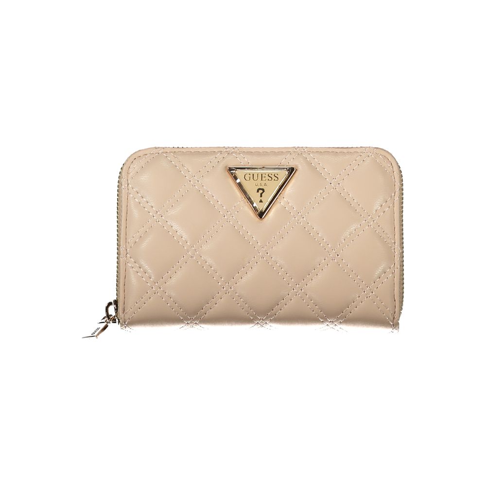 Portefeuille en polyéthylène beige