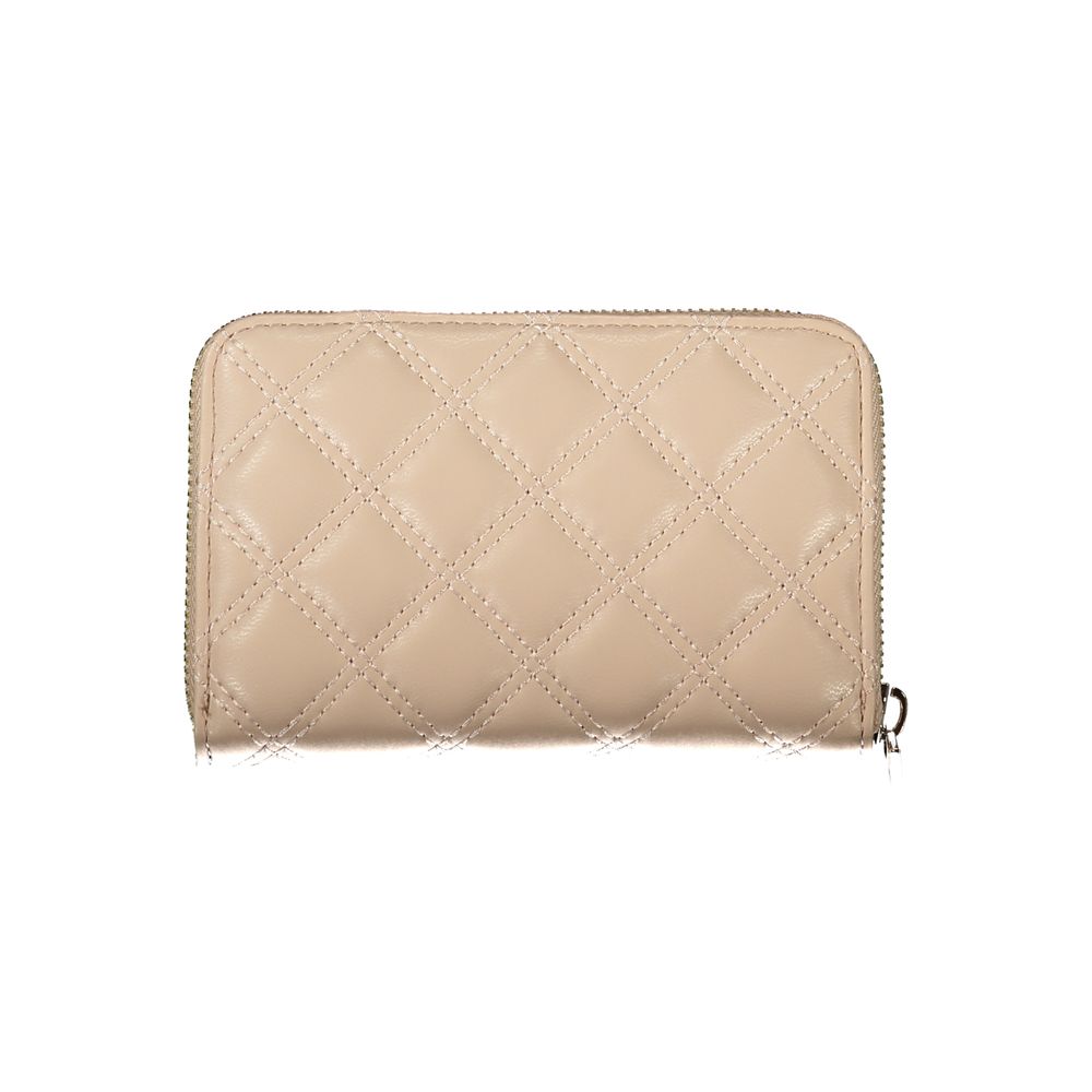 Portefeuille en polyéthylène beige
