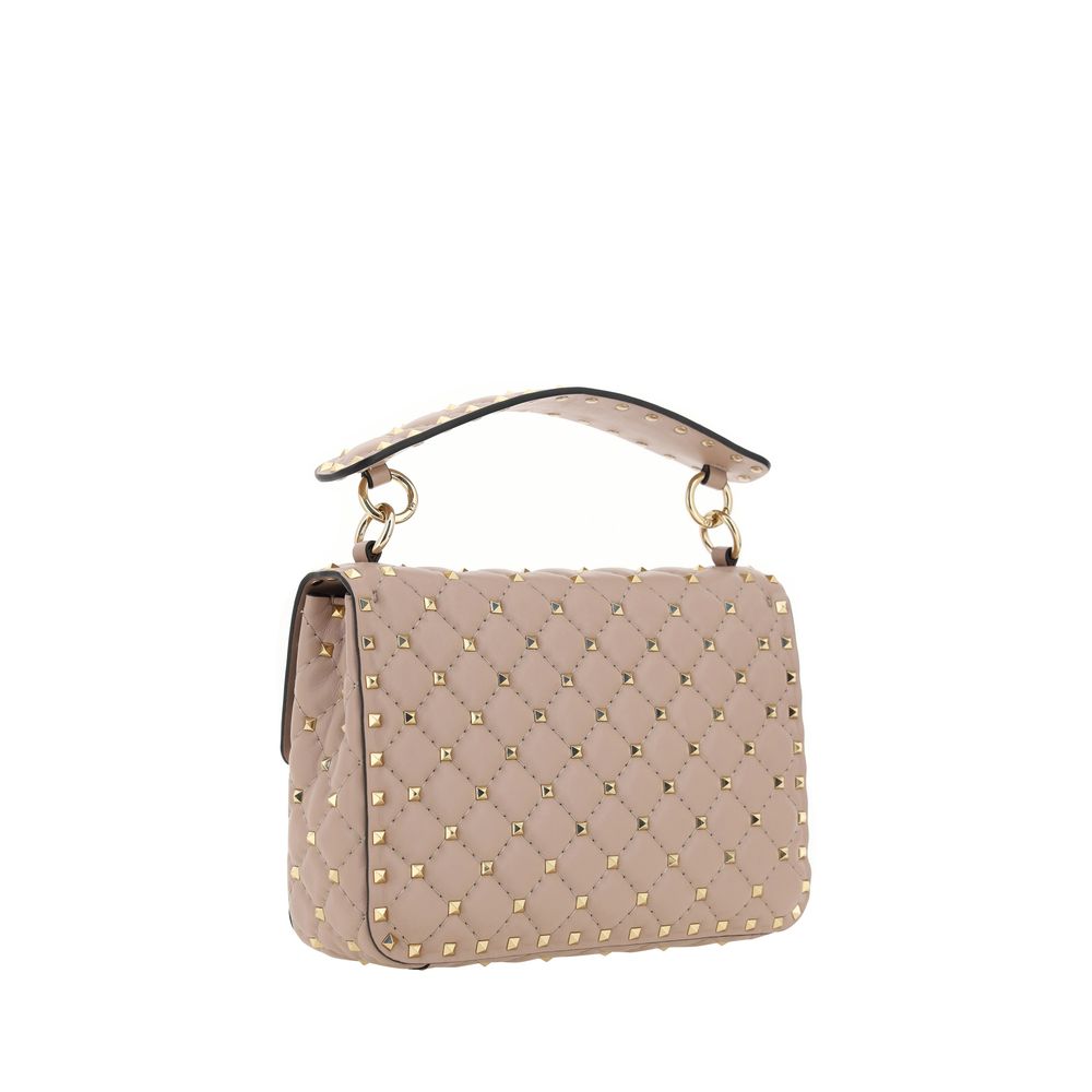 Bolso de hombro de cuero Rockstud Spike