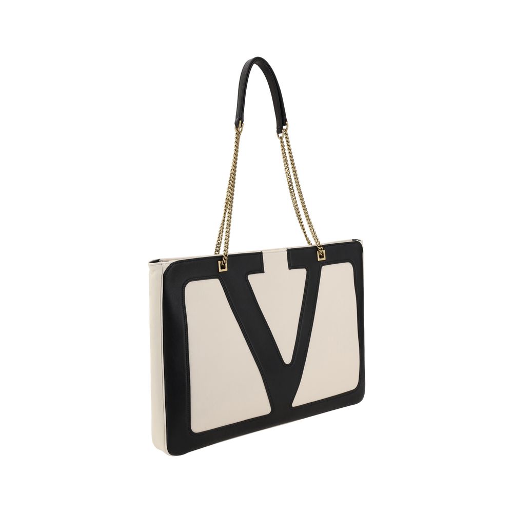 Bolso de hombro con logotipo
