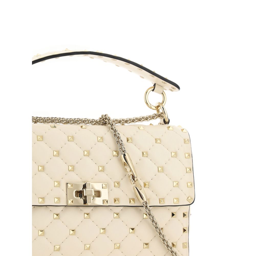 Bolso de hombro de cuero Rockstud Spike