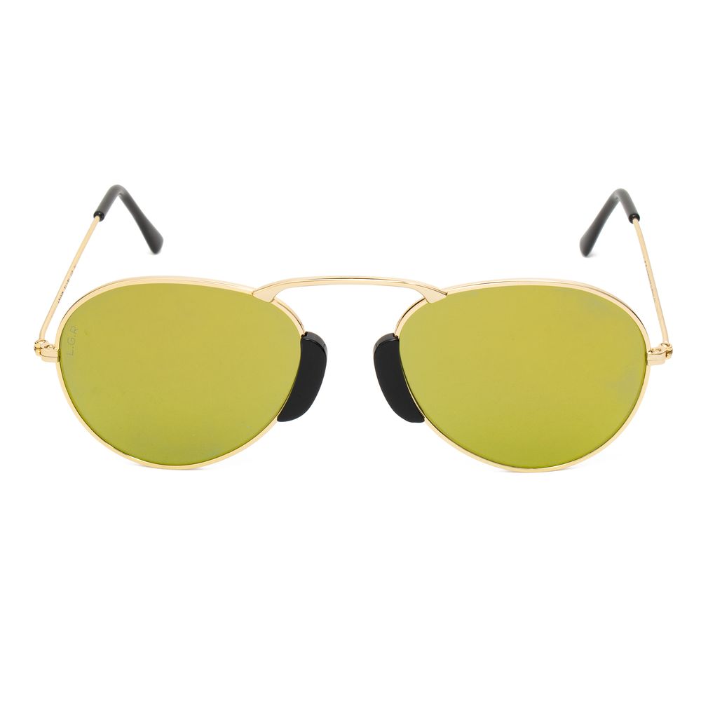 Lunettes de soleil en métal doré