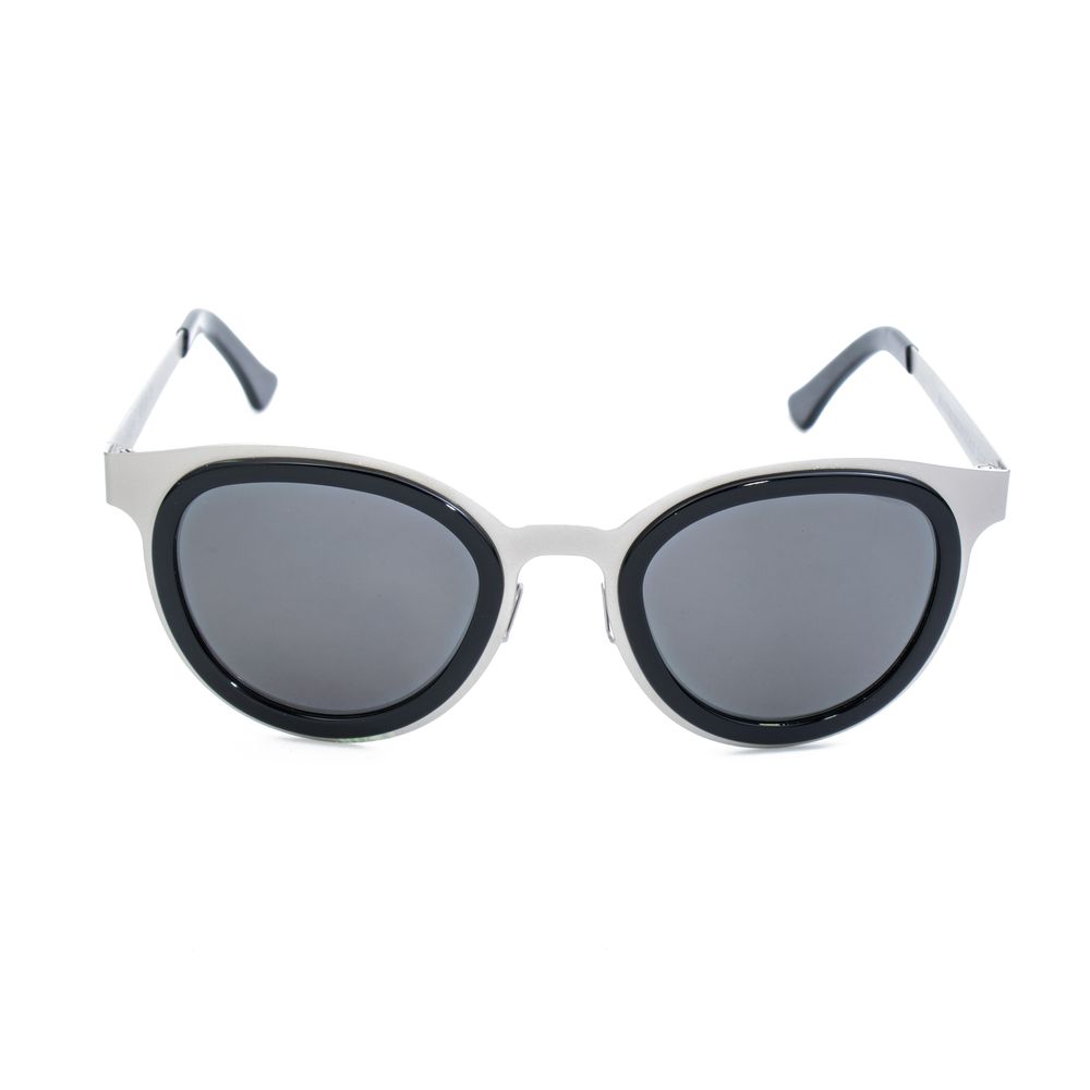 Gafas de sol de acero inoxidable gris