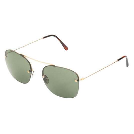 Lunettes de soleil en métal doré