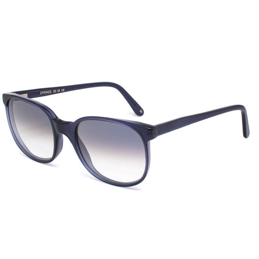 Lunettes de soleil en acétate bleu