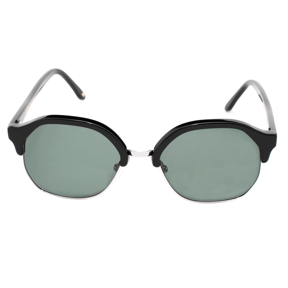Lunettes de soleil en acétate noir