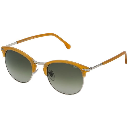 Lunettes de soleil en métal marron