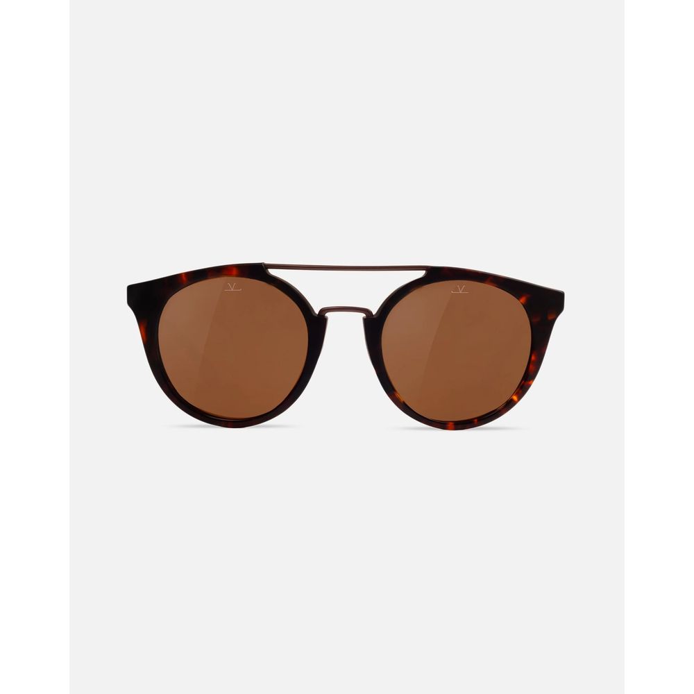 Lunettes de soleil en acétate marron
