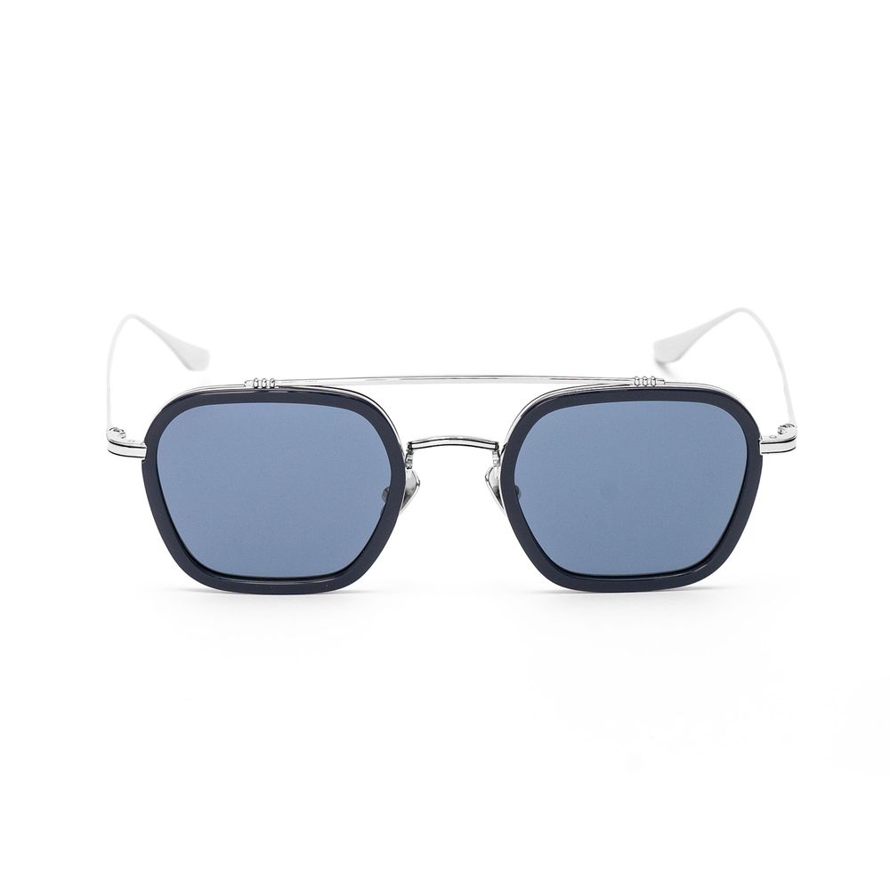 Lunettes de soleil en titane bleu