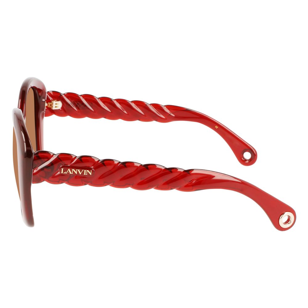 Gafas de sol rojas bioinyectadas