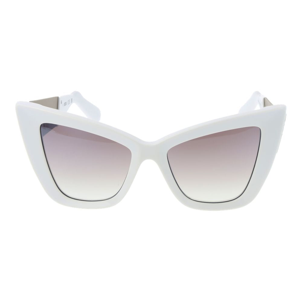 Lunettes de soleil blanches pour femmes