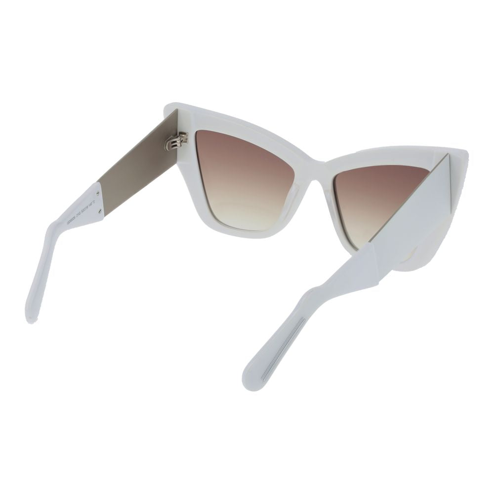Lunettes de soleil blanches pour femmes