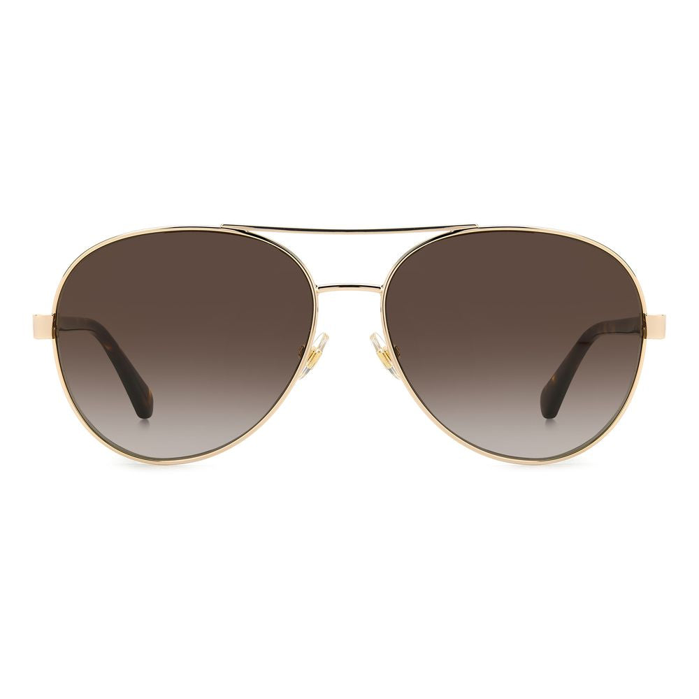 Lunettes de soleil en métal doré