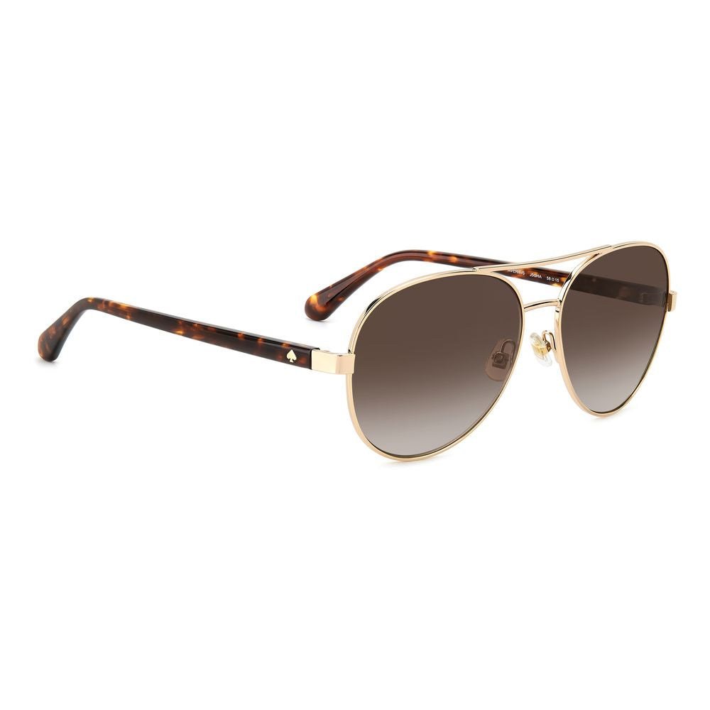 Lunettes de soleil en métal doré