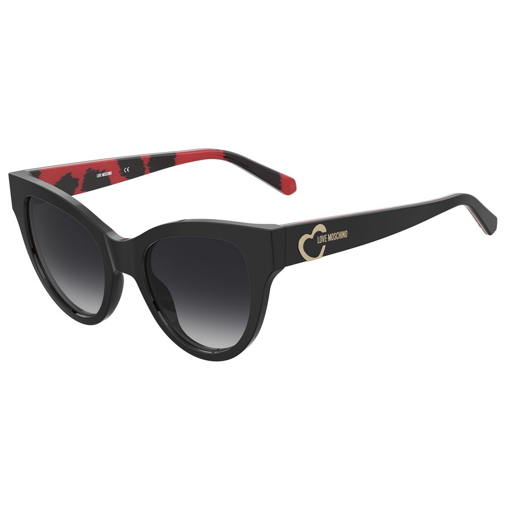 Lunettes de soleil en acétate noir