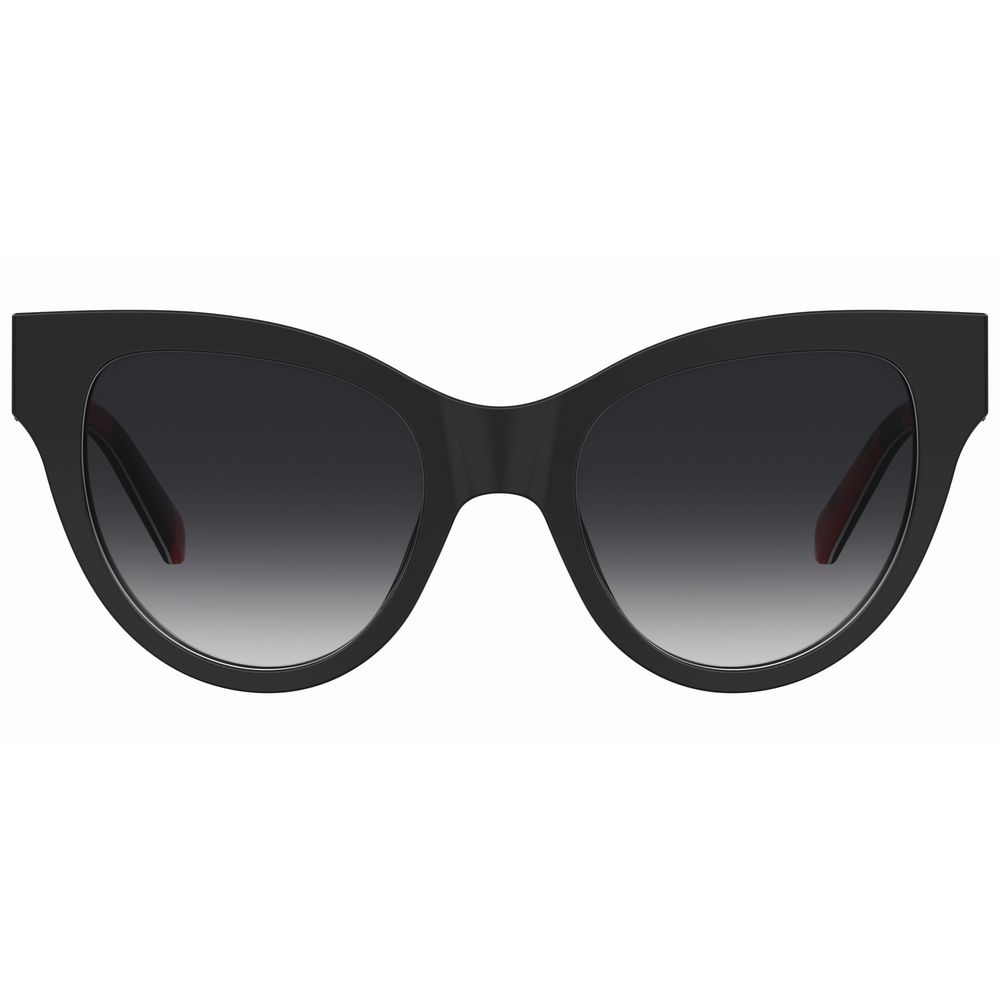 Lunettes de soleil en acétate noir