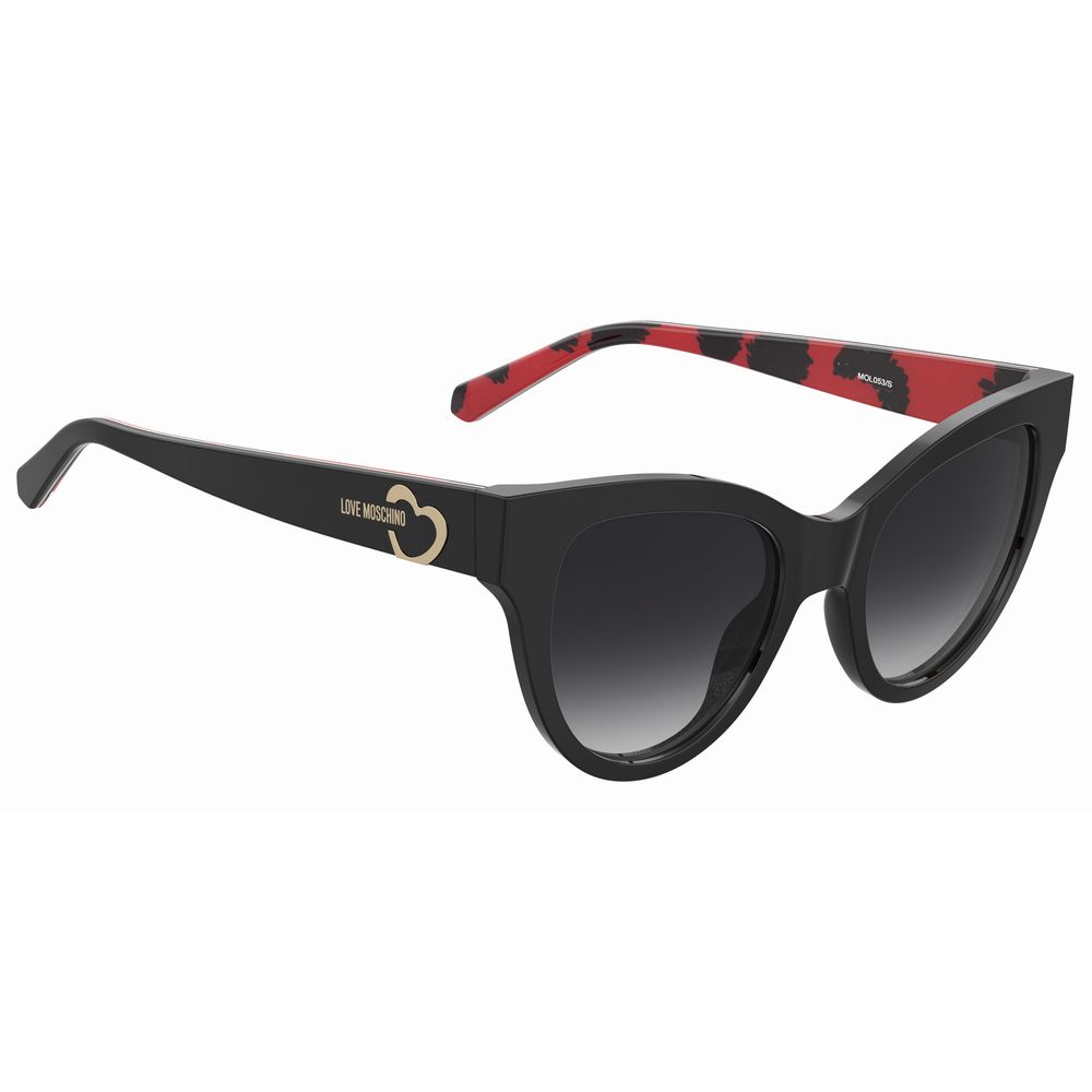 Lunettes de soleil en acétate noir