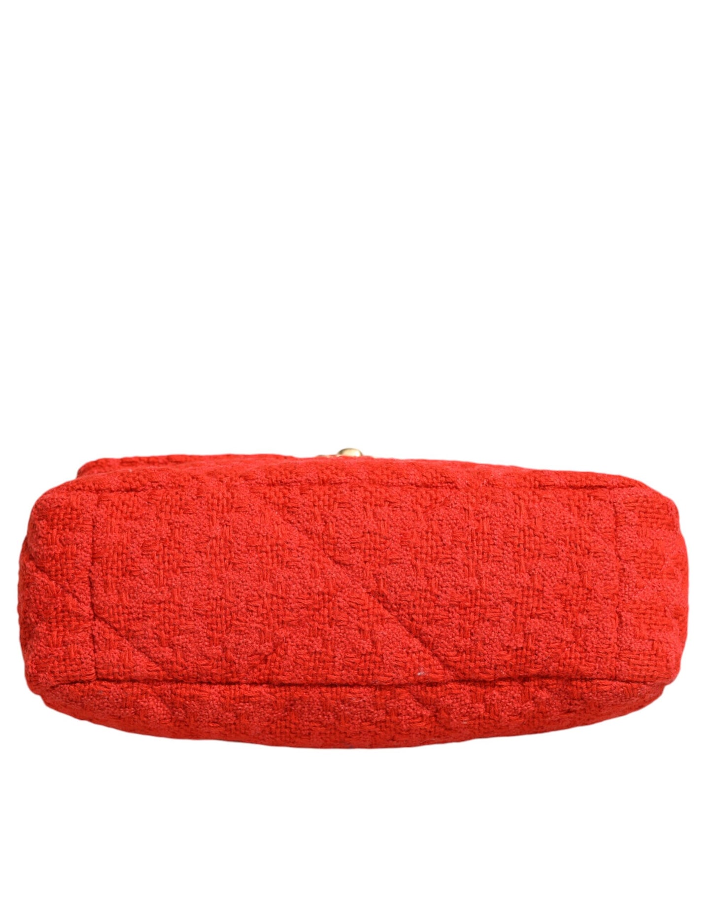 Red Tweed 2WAY Hand Chain Medium Shoulder Bag