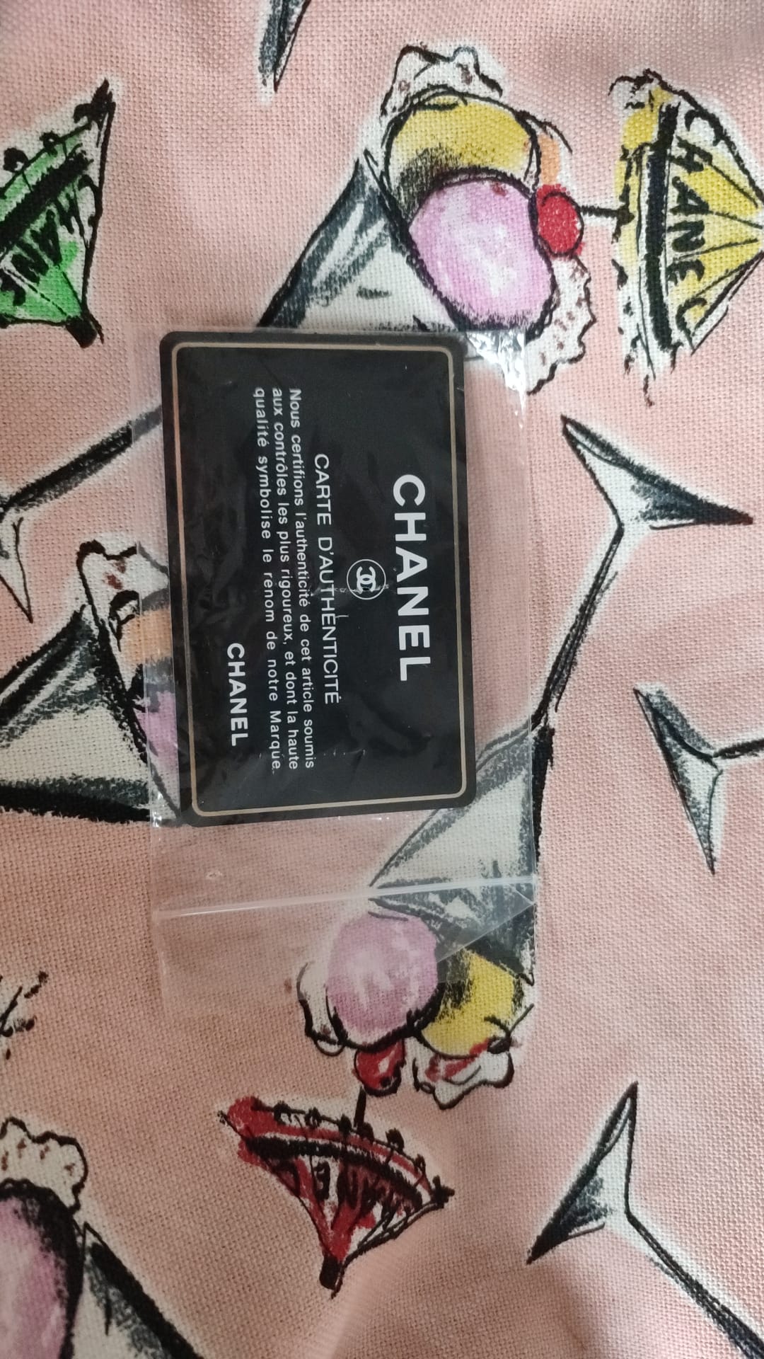 Sac à main en toile imprimée Pink Cruise Collection Parfait