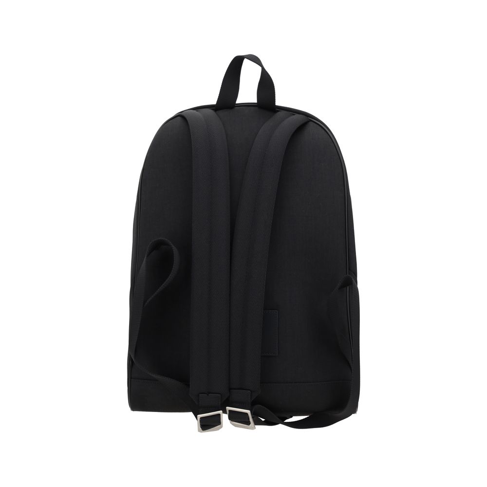 City Backpack in Canvas, Nylon and Leather