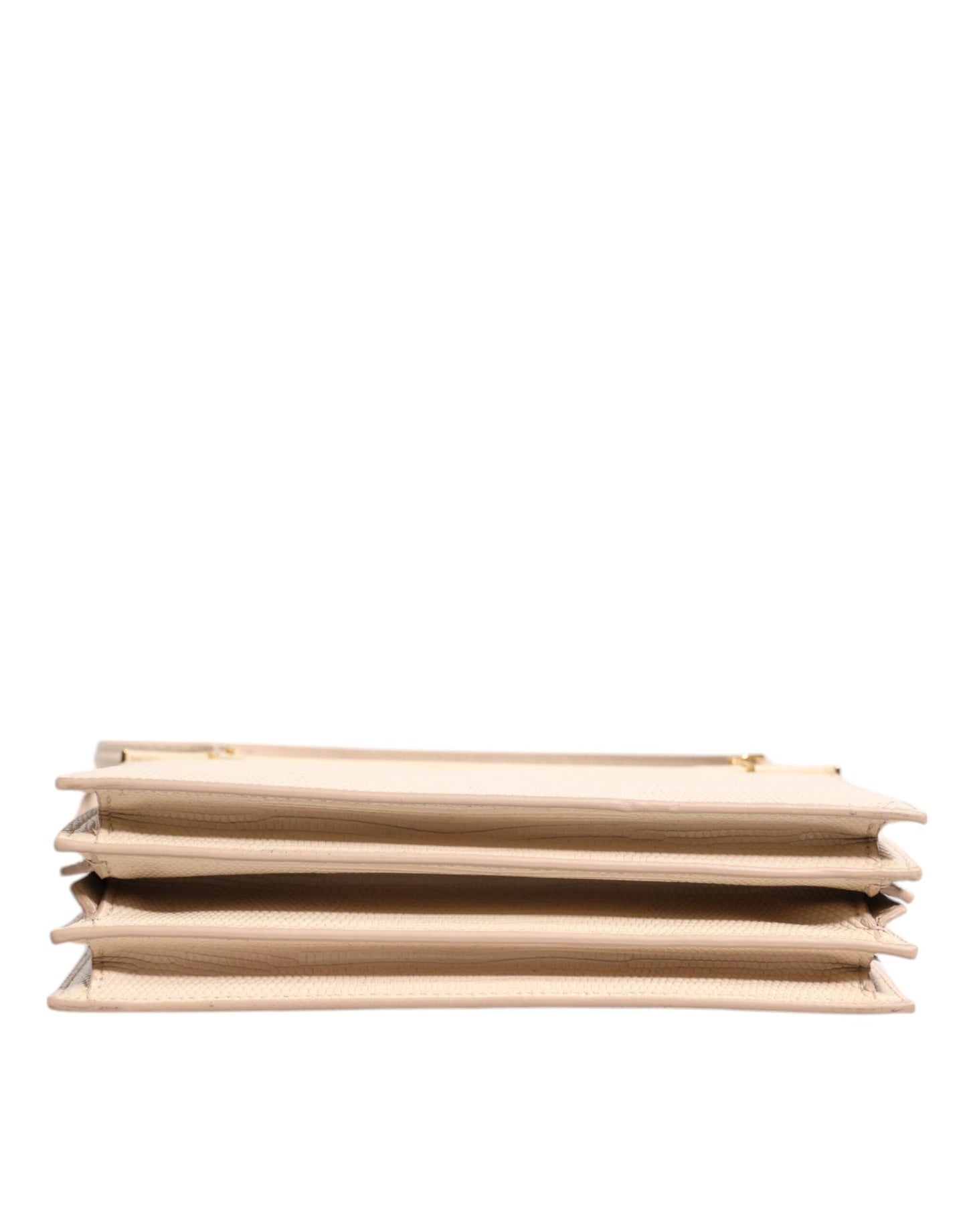 Sac à bandoulière Ingrid en cuir beige avec poignée supérieure