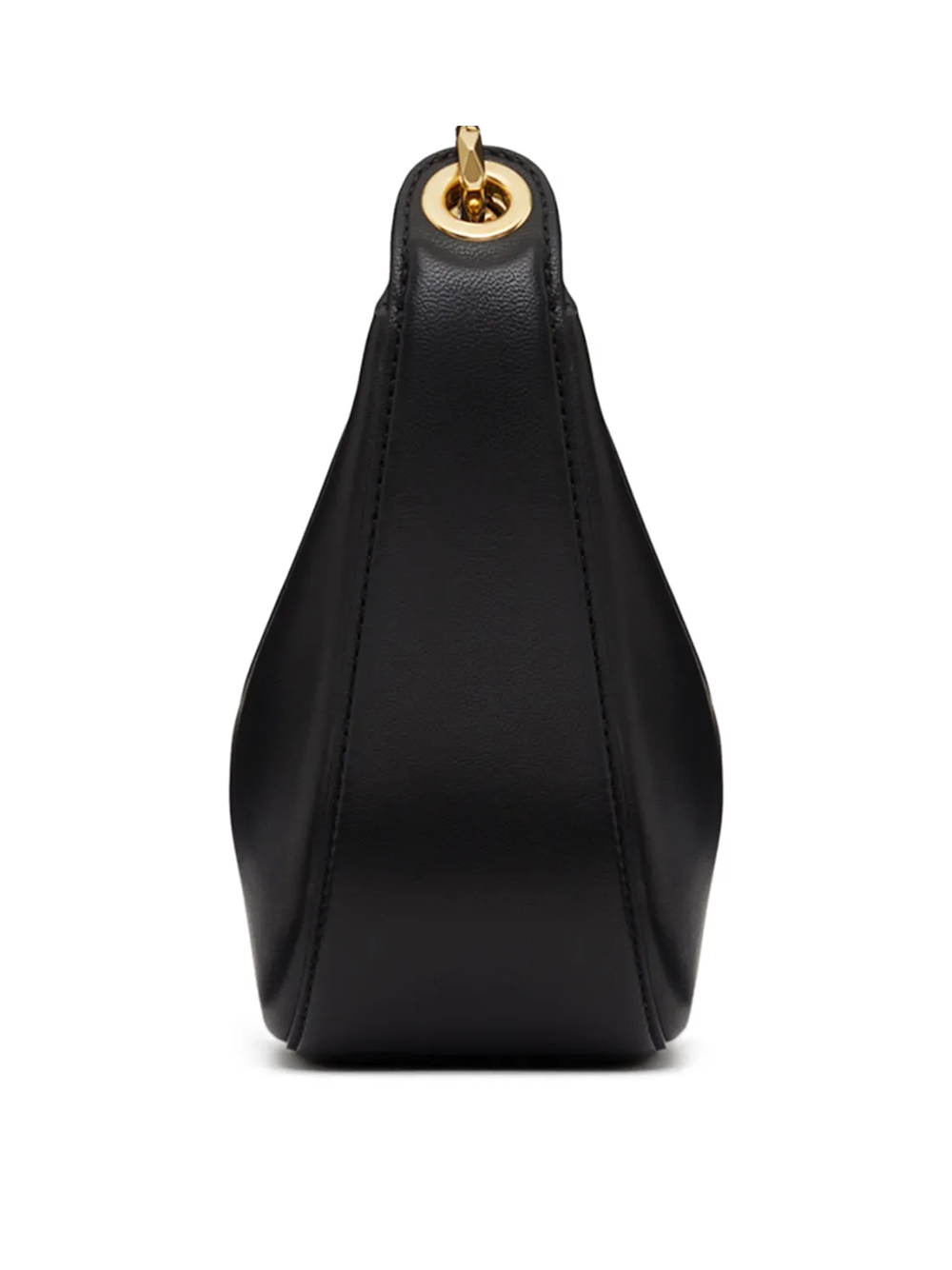 VLogo Moon Mini Hobo Bag in Nappa Leather with Chain