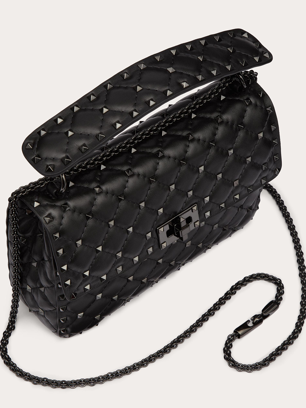 Medium Nappa Rockstud Spike Bag