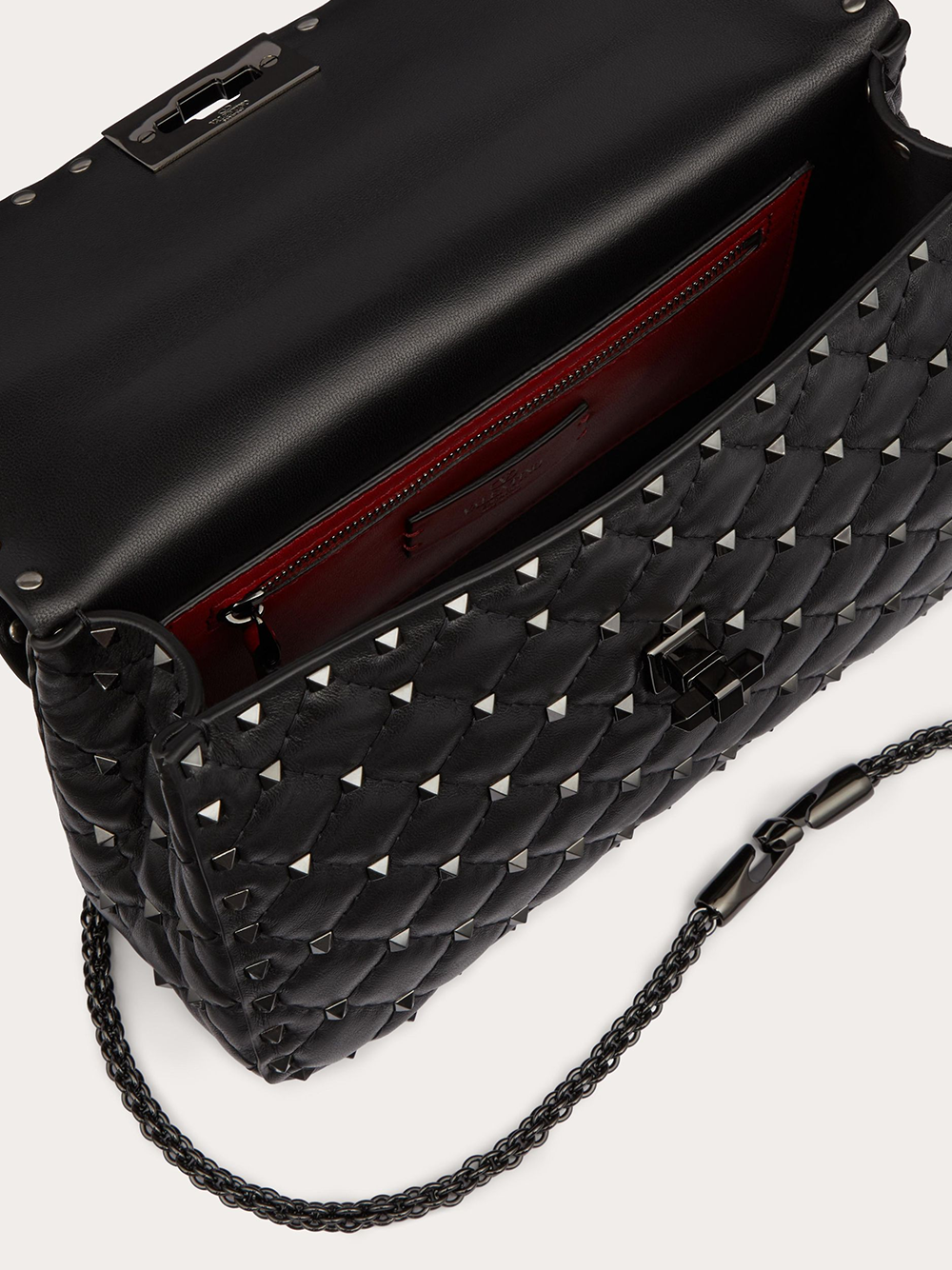 Medium Nappa Rockstud Spike Bag