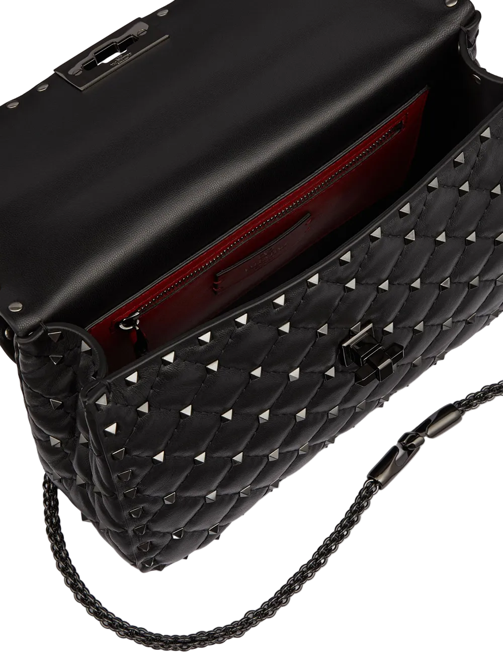 Bolso Rockstud Spike mediano en piel nappa