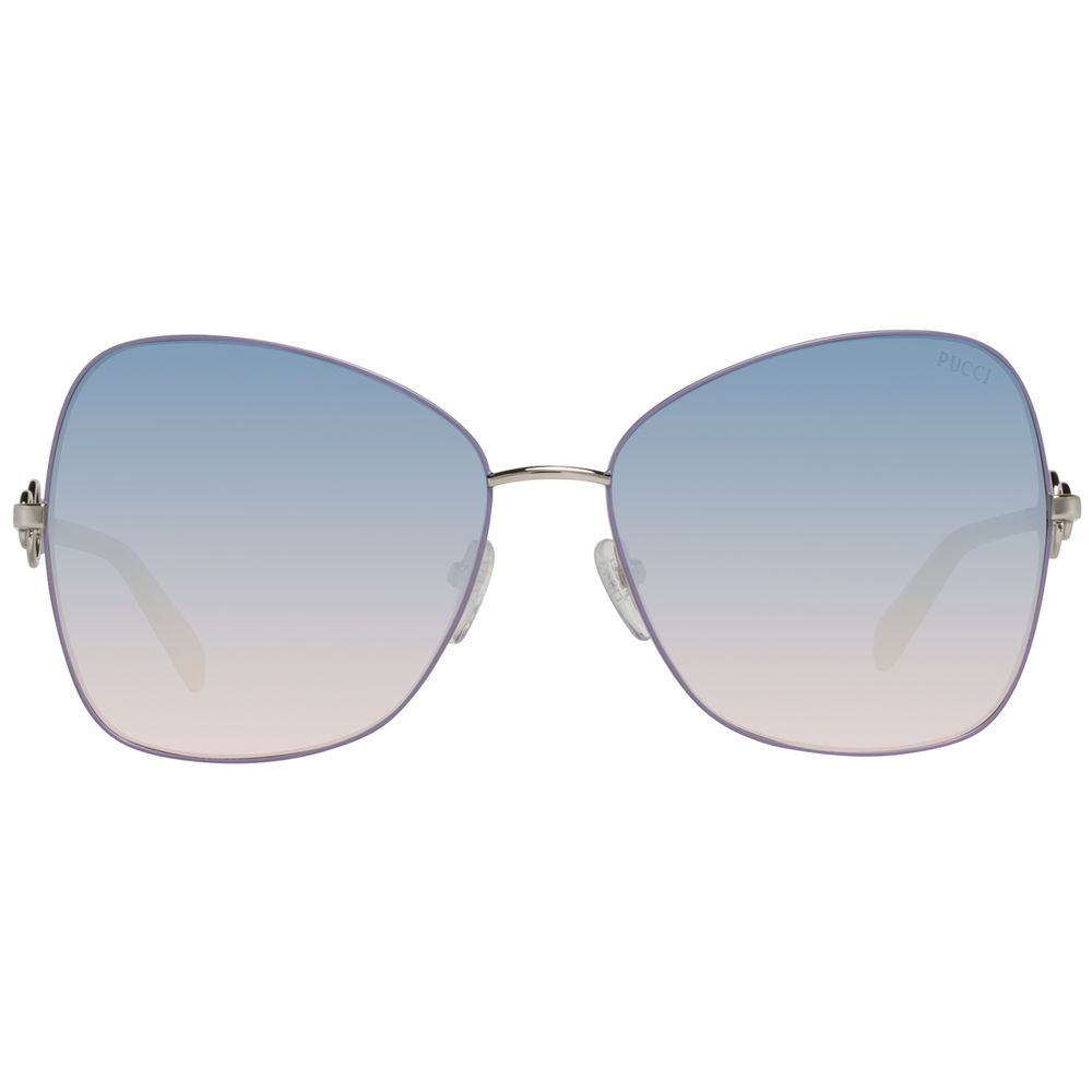 Gafas de sol de metal gris