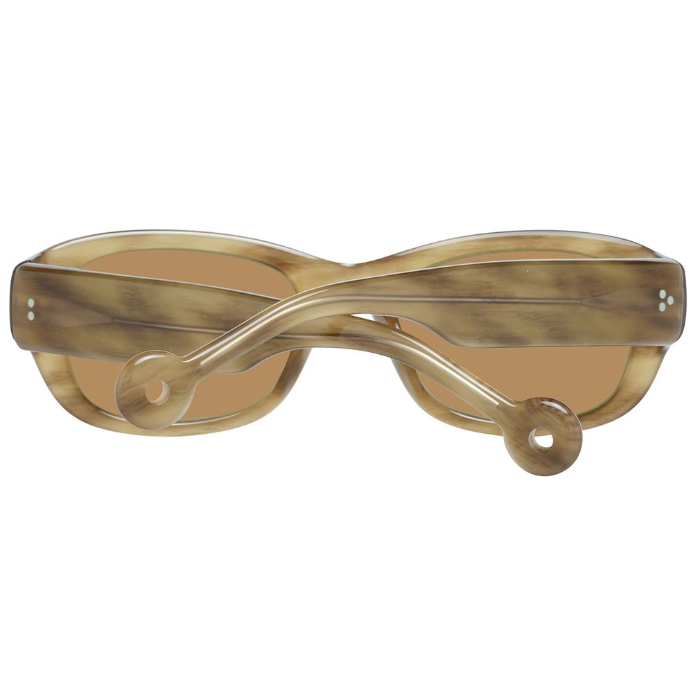 Lunettes de soleil en plastique marron