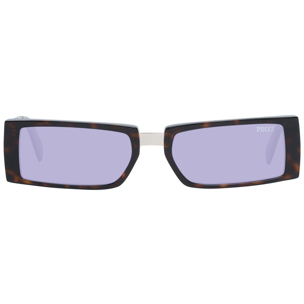 Lunettes de soleil en plastique marron