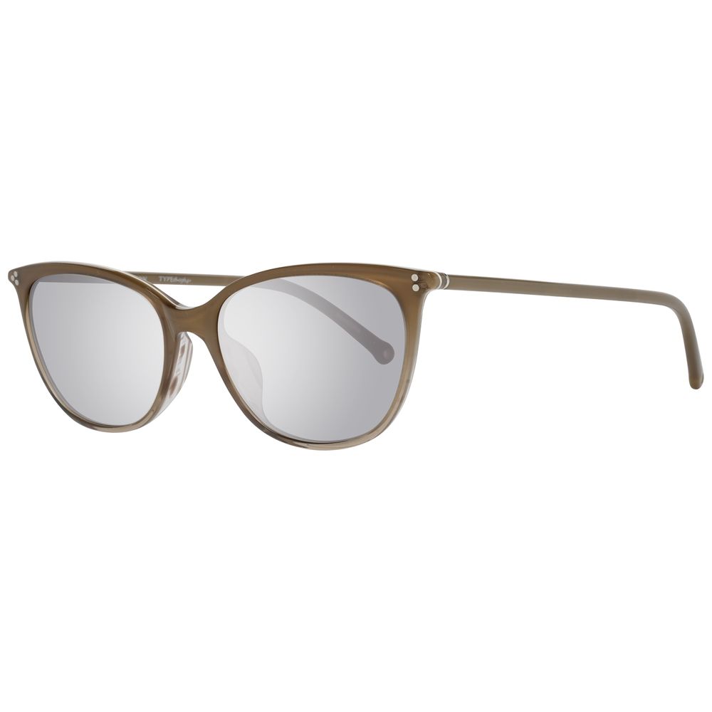 Lunettes de soleil en plastique marron