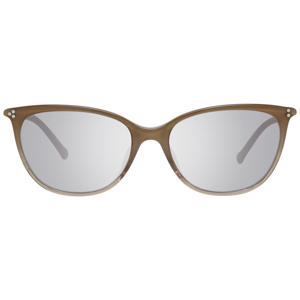 Lunettes de soleil en plastique marron