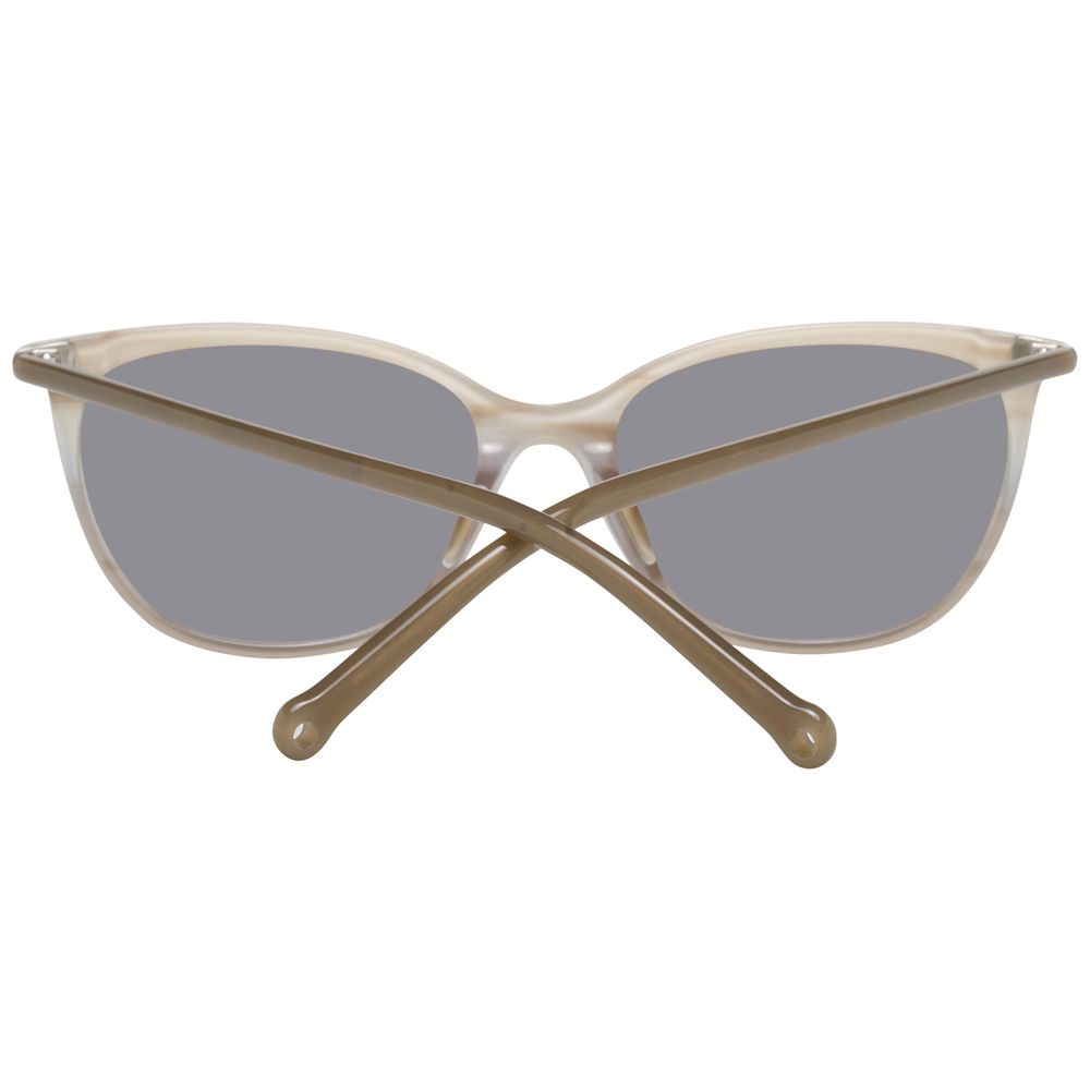 Lunettes de soleil en plastique marron
