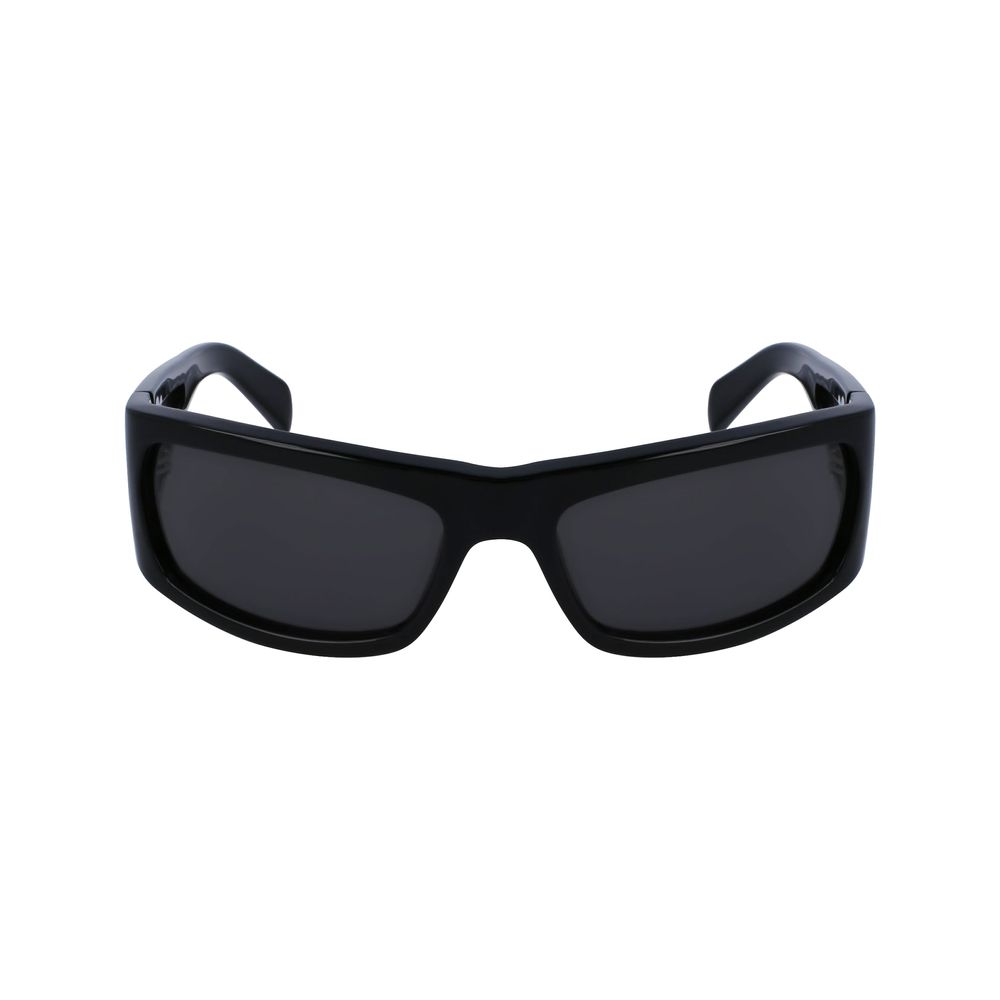 Lunettes de soleil en acétate noir