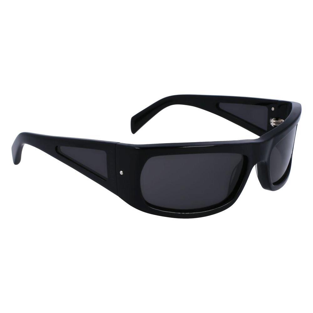 Lunettes de soleil en acétate noir
