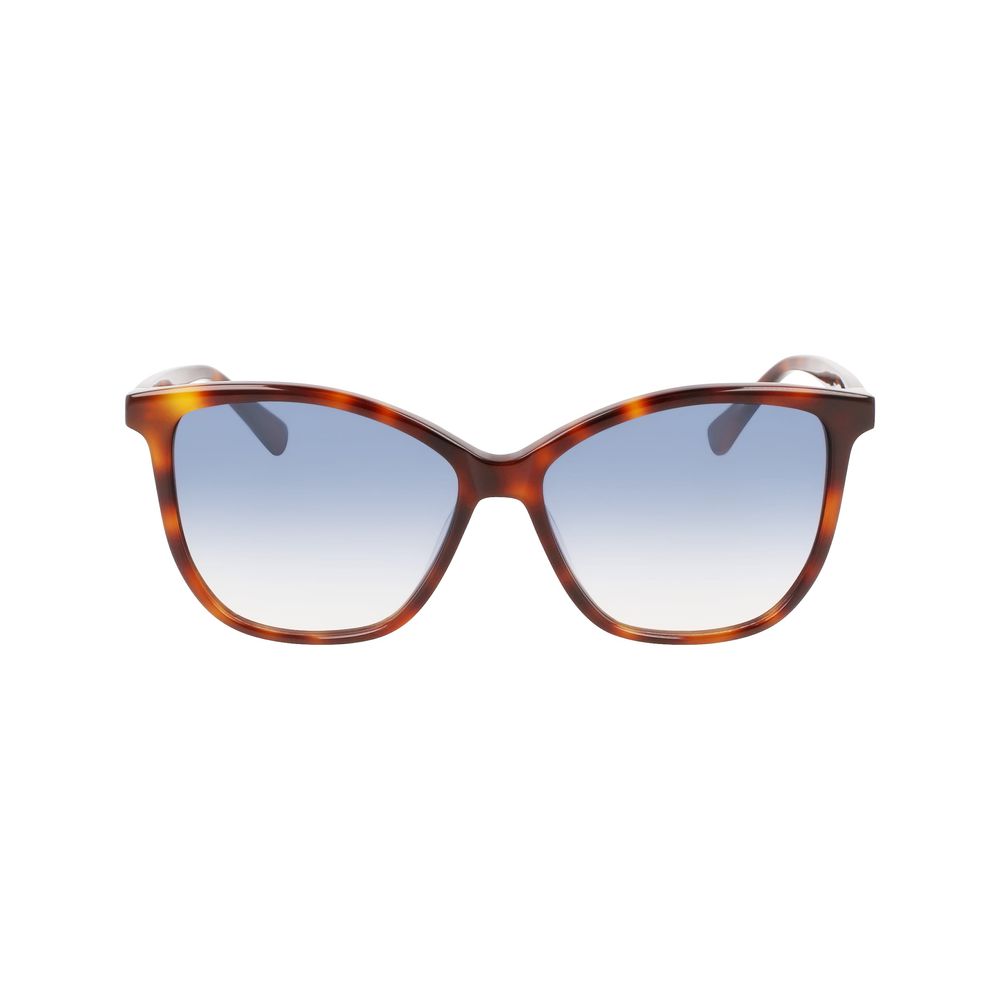 Lunettes de soleil en acétate marron