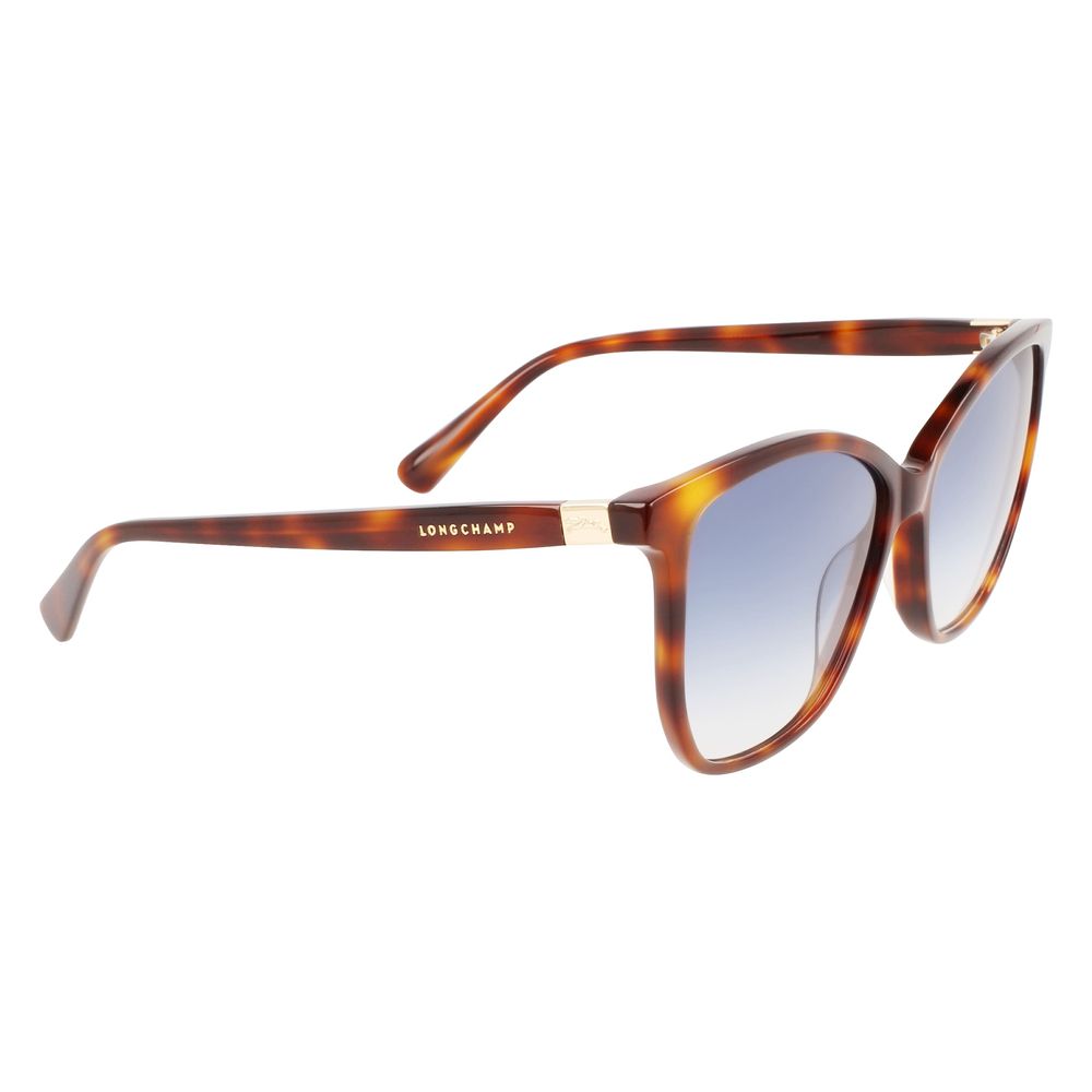 Lunettes de soleil en acétate marron
